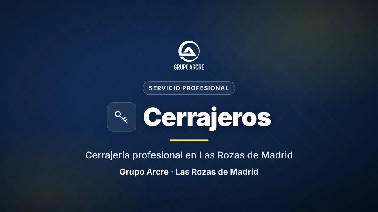 Cerrajería profesional en Las Rozas de Madrid
