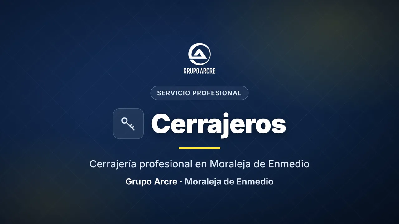 Cerrajería profesional en Moraleja de Enmedio